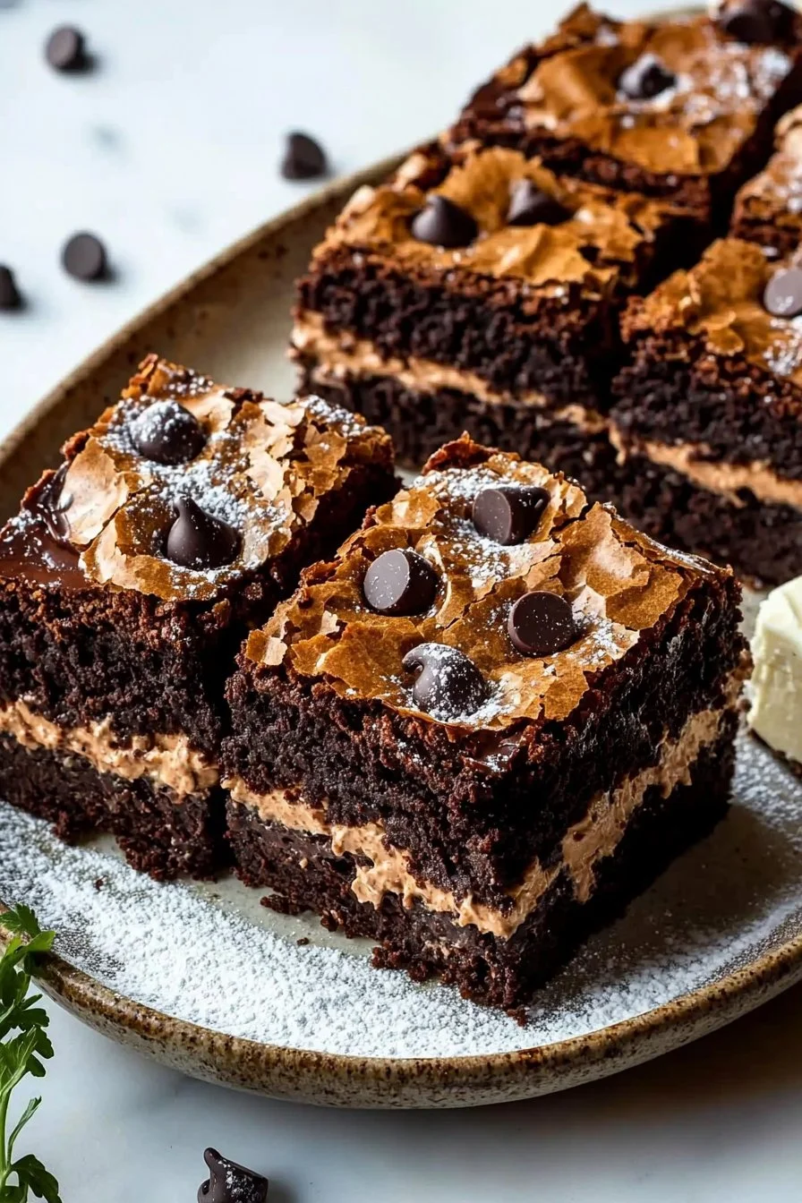 Mouthwatering Layered Chocolate Brownies