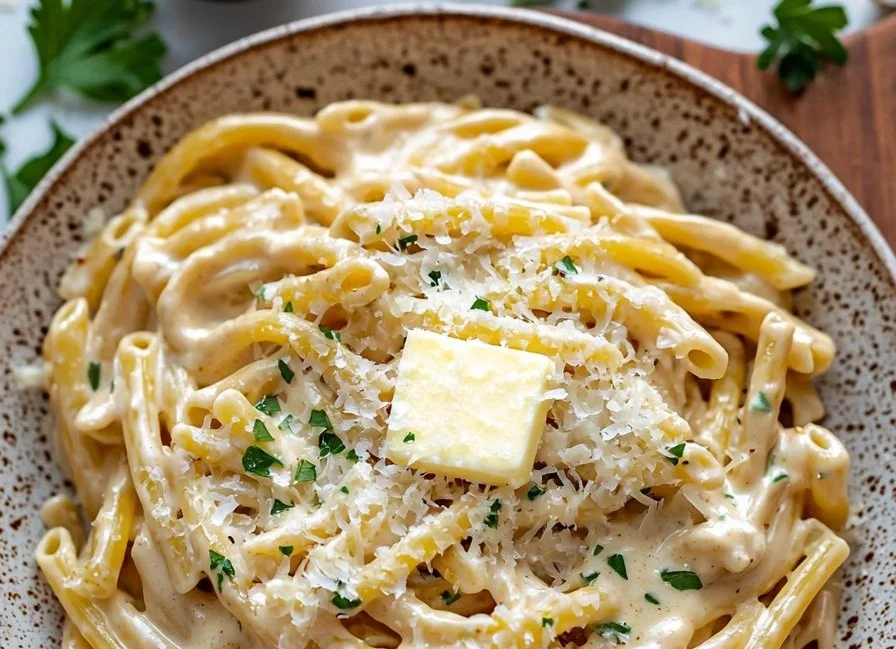 One Pot Creamy Garlic Pasta