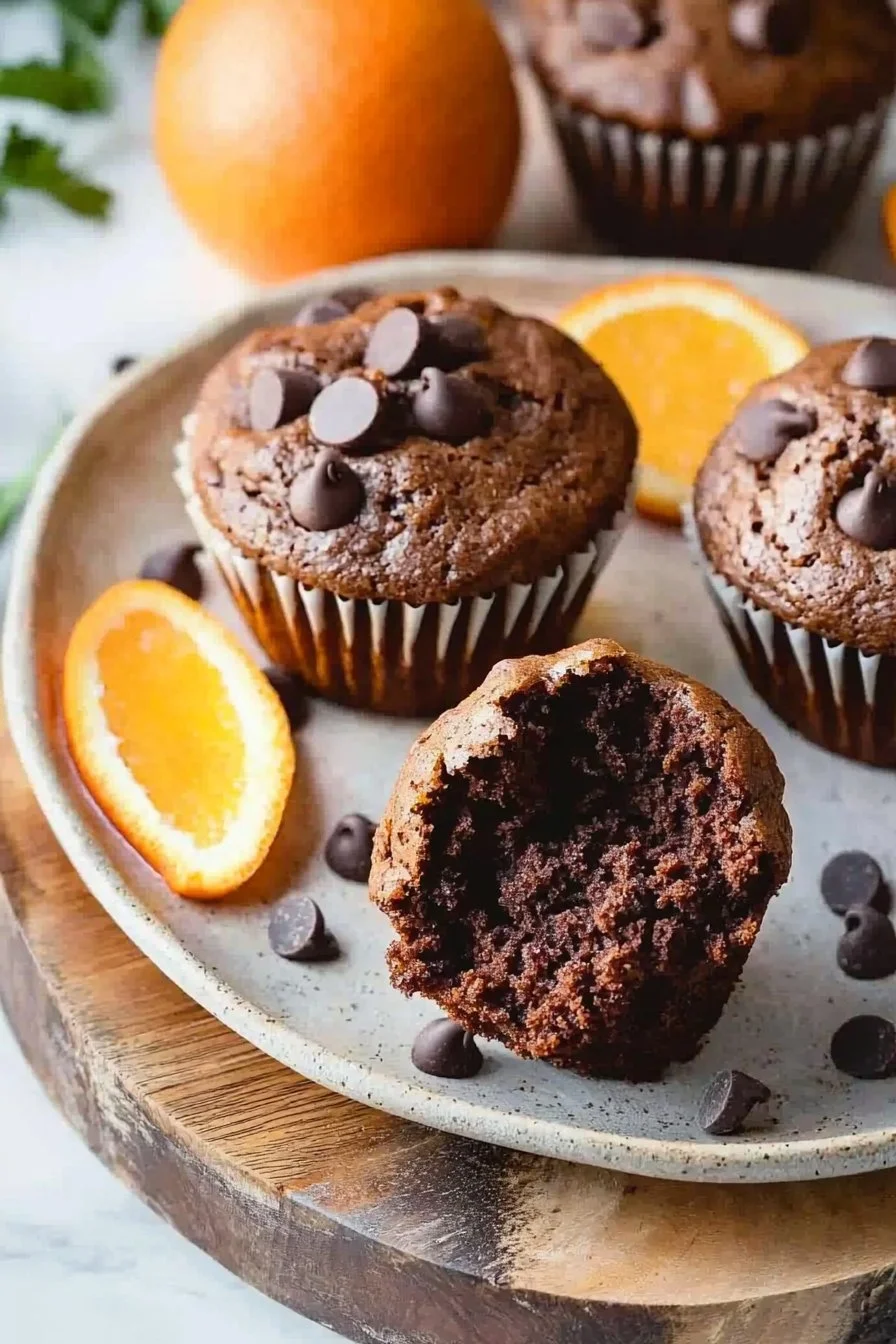 Orange Chocolate Muffins