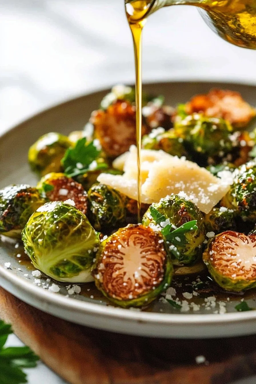 Parmesan Roasted Brussels Sprouts