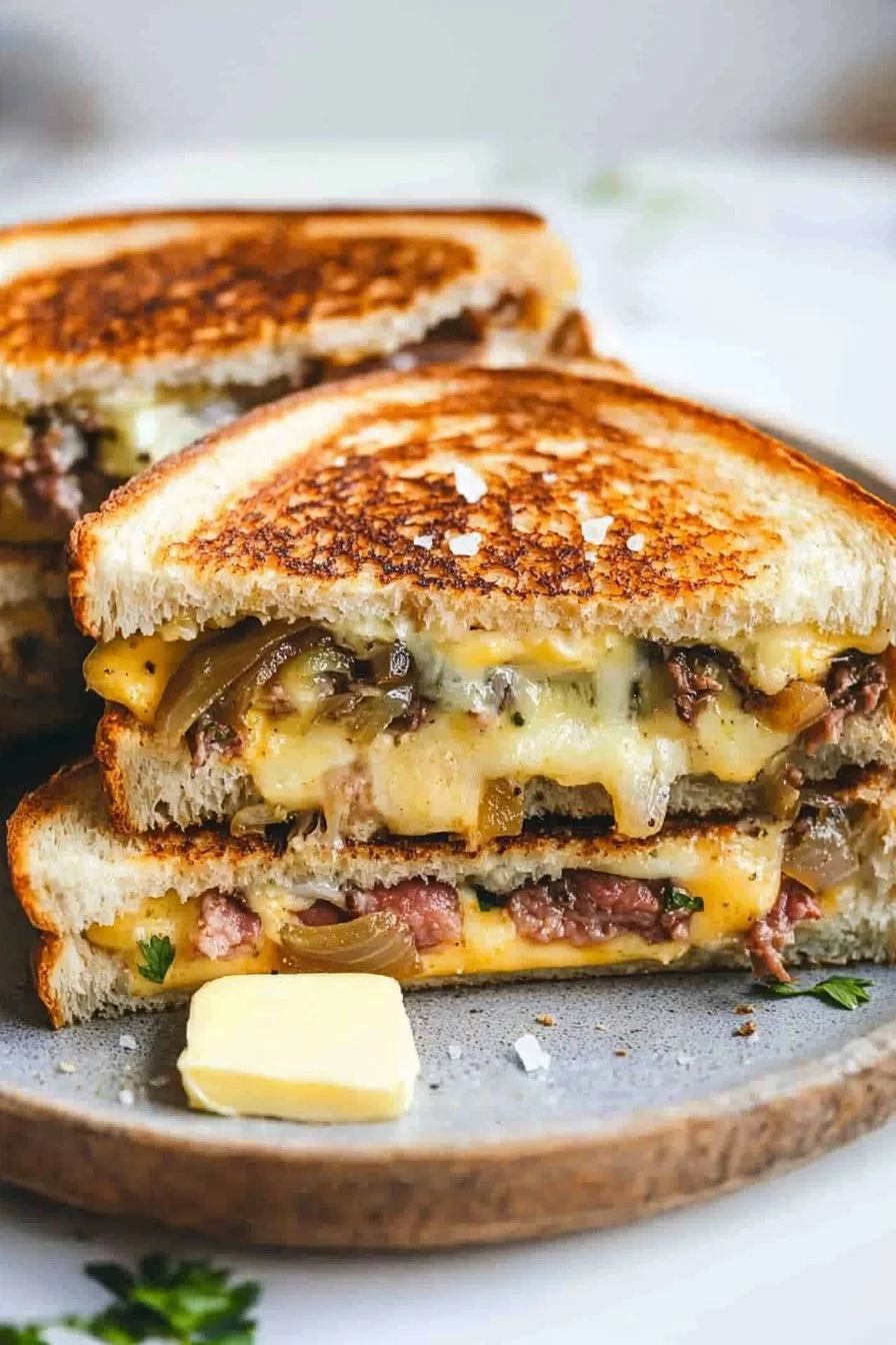 Philly Cheesesteak Grilled Cheese