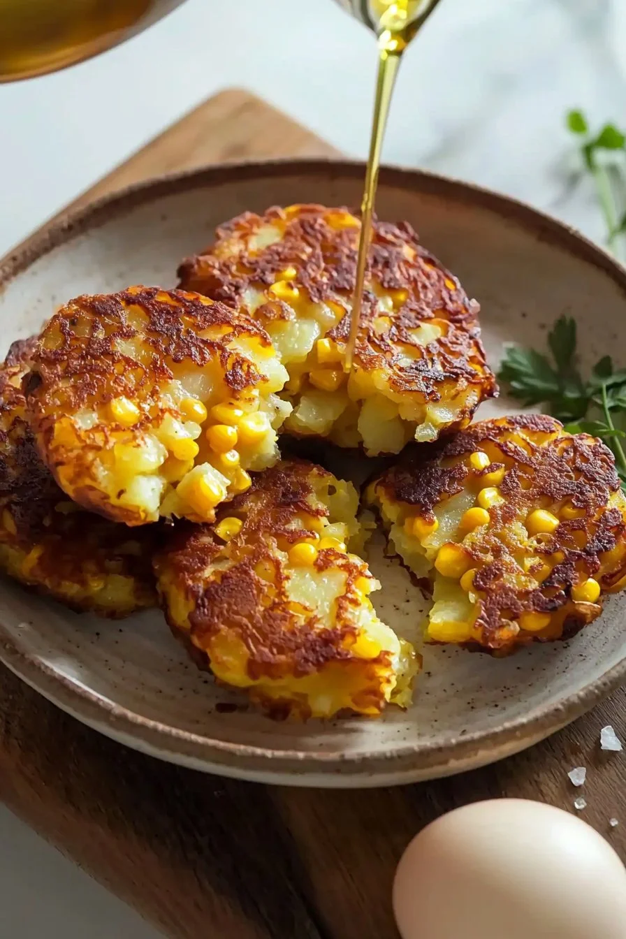 Potato & Sweet Corn Fritters