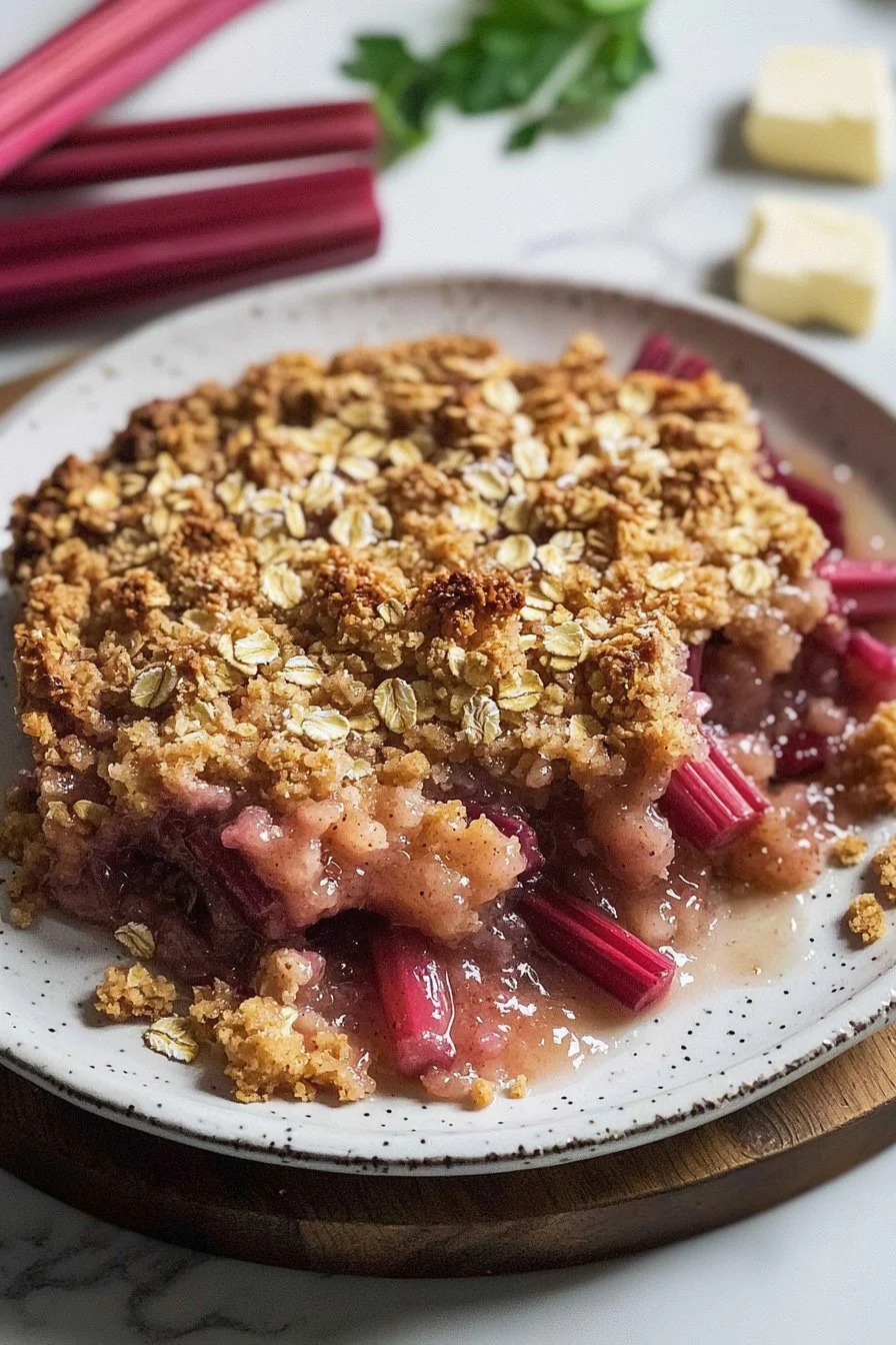 Rhubarb Crisp