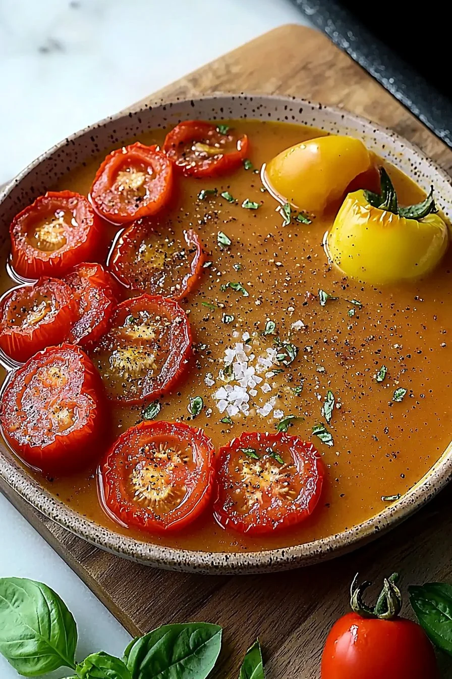 Roasted Tomato and Pepper Soup