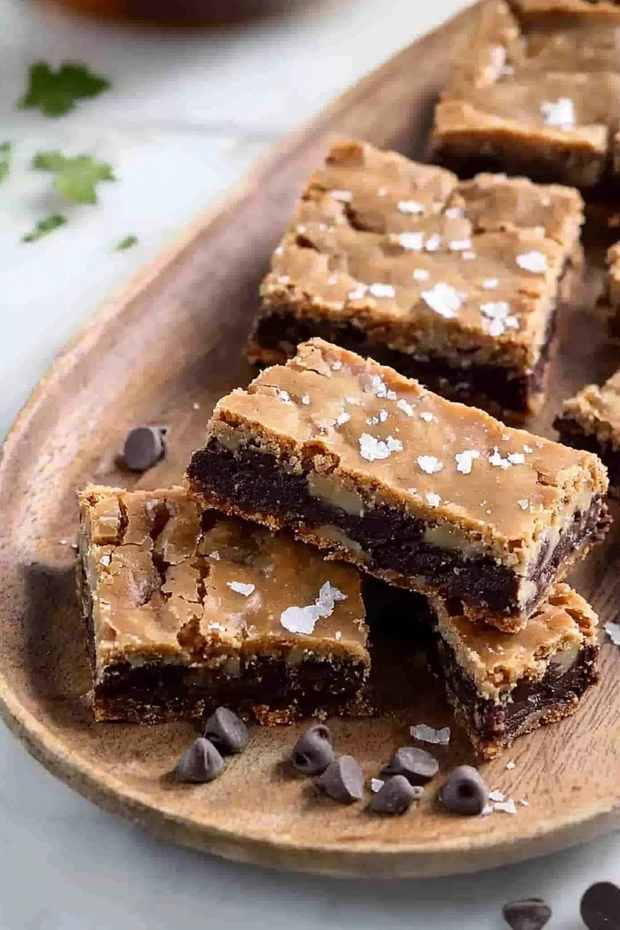 Salted Maple Protein Cookie Bars