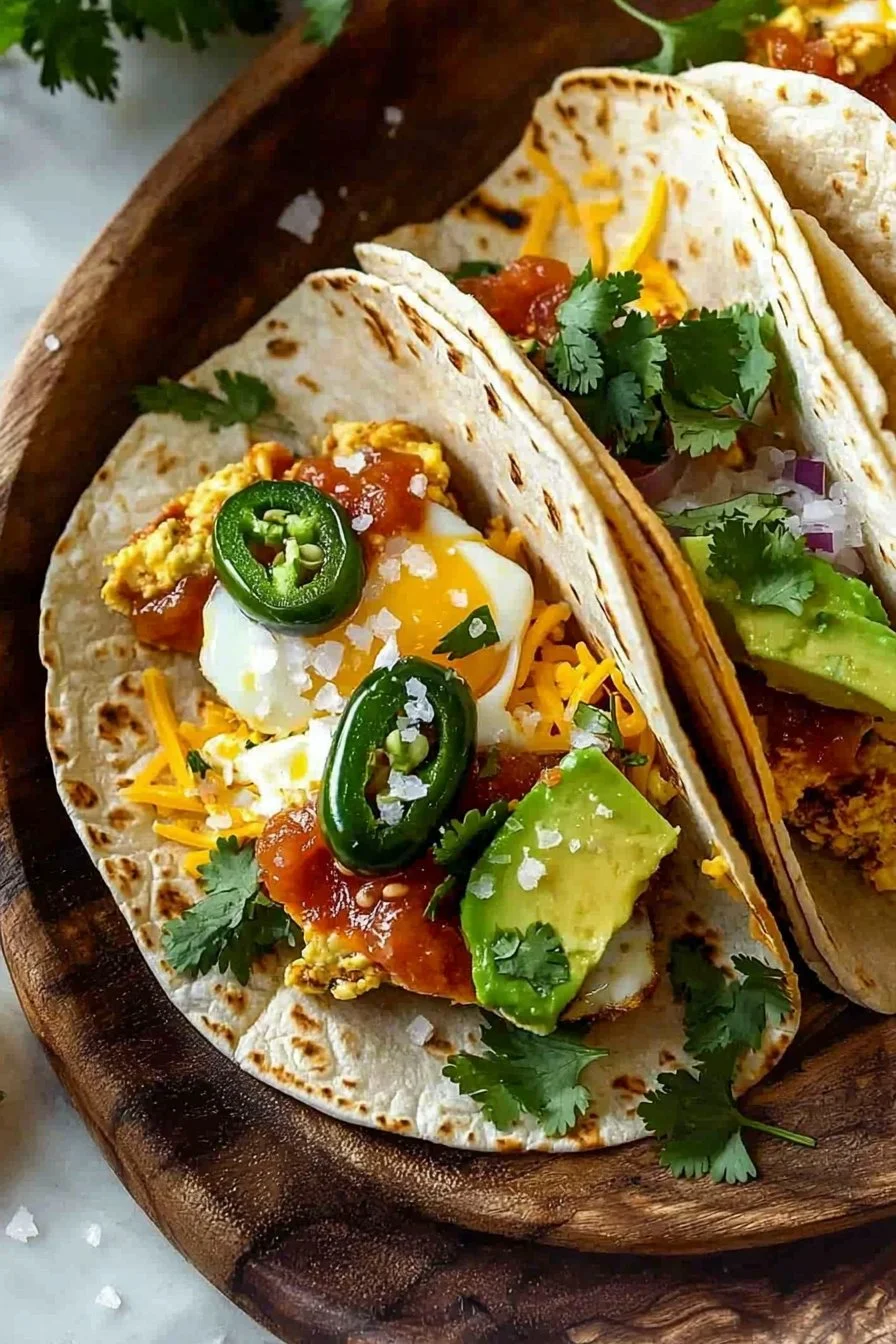Spicy Breakfast Tacos