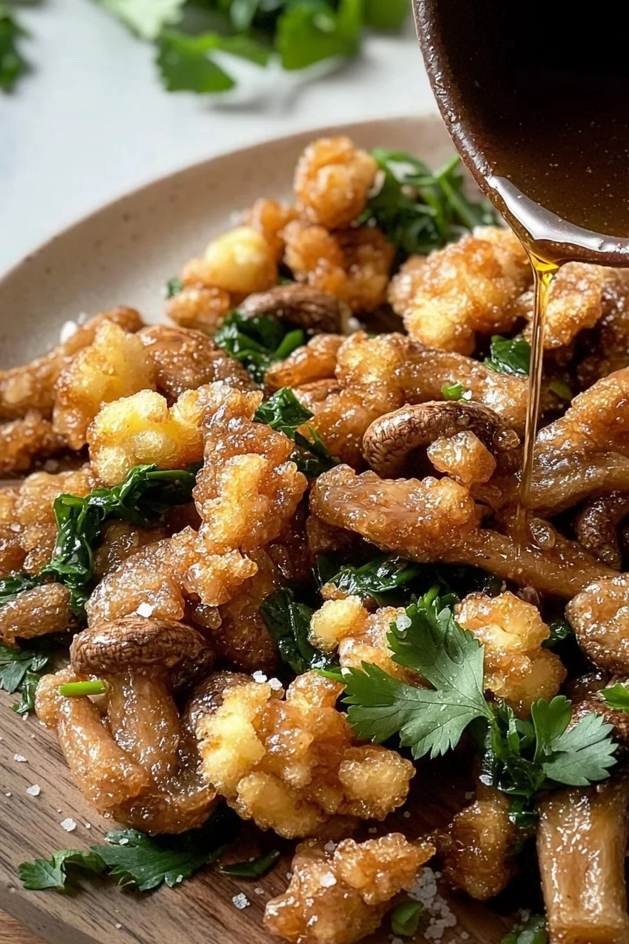 Taiwanese-Style Popcorn Mushrooms