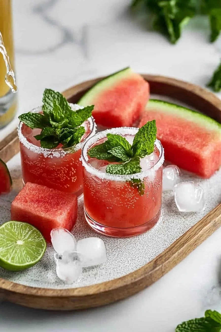 Tasty Watermelon Mojito Mocktail