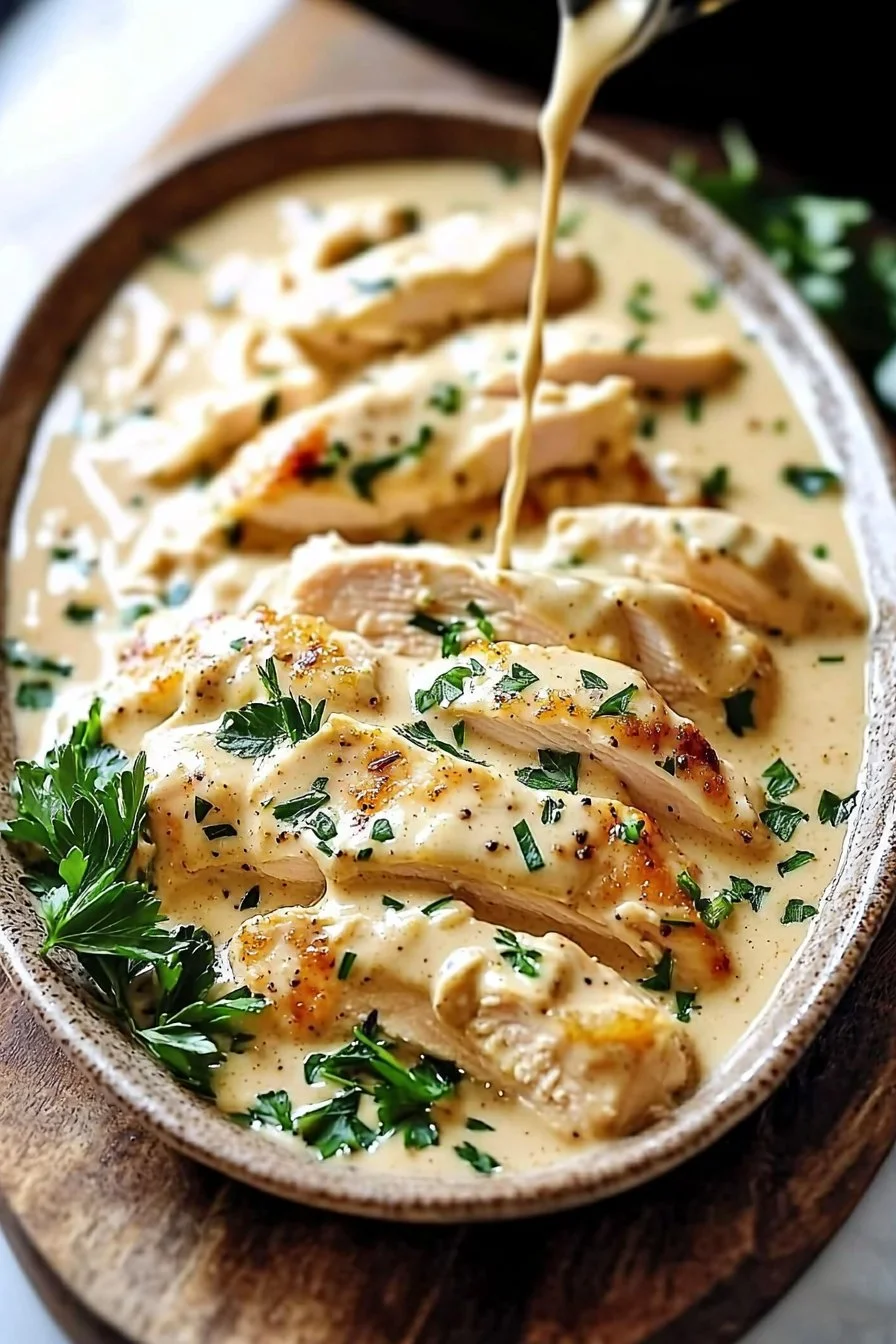 The Best Crockpot Creamy Italian Chicken