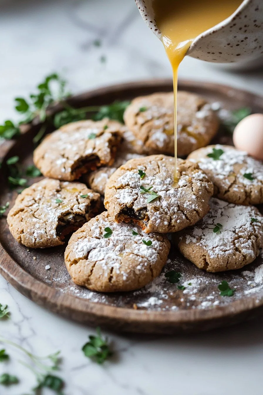 Plate of freshly baked Vanilla Bean Clover Cookies with a rich vanilla aroma.