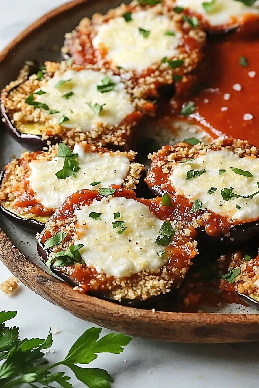 Air Fryer Eggplant Parmesan