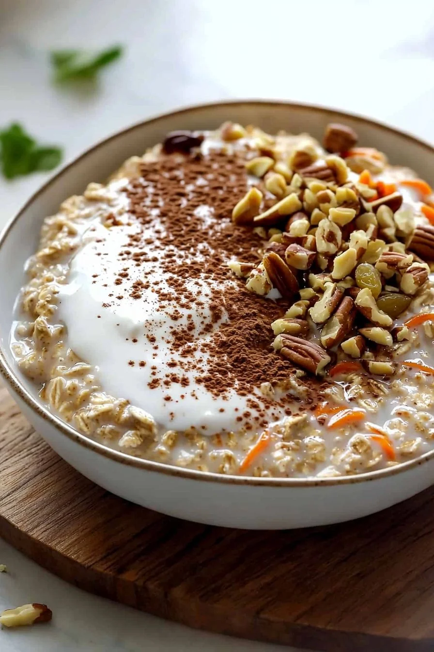 Carrot Cake Overnight Oats