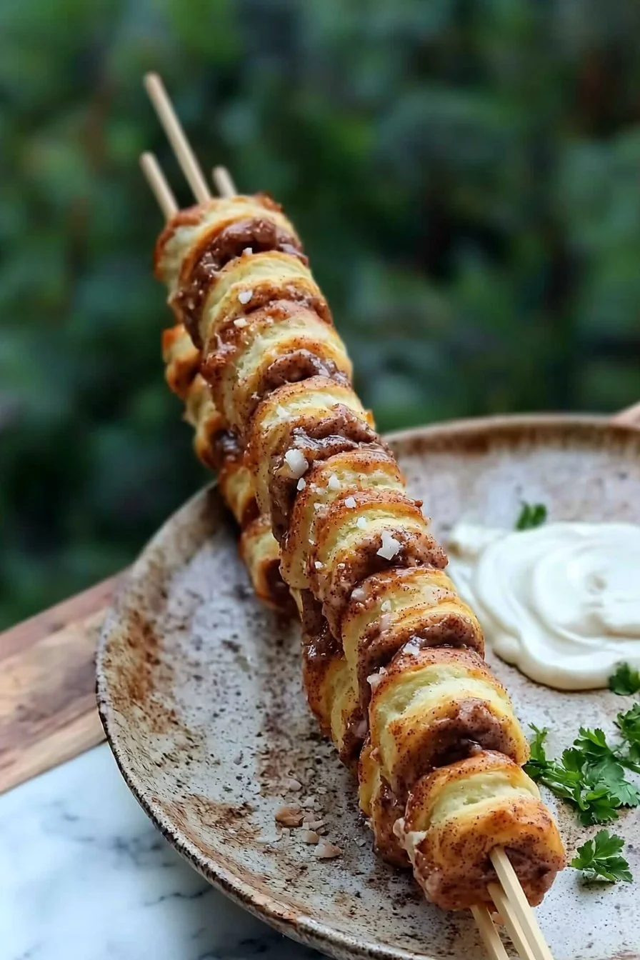 Cinnamon Rolls on a Stick
