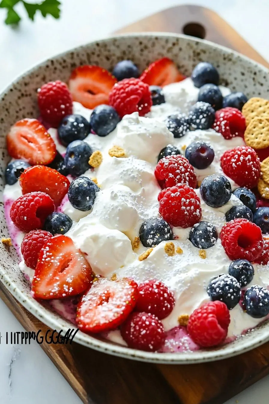 Colorful Berry Cheesecake Salad