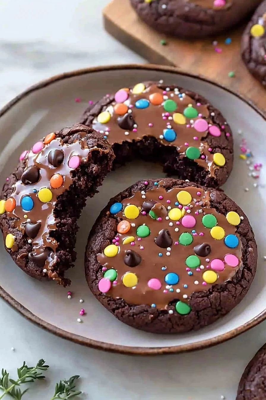 Cosmic Brownie Cookies
