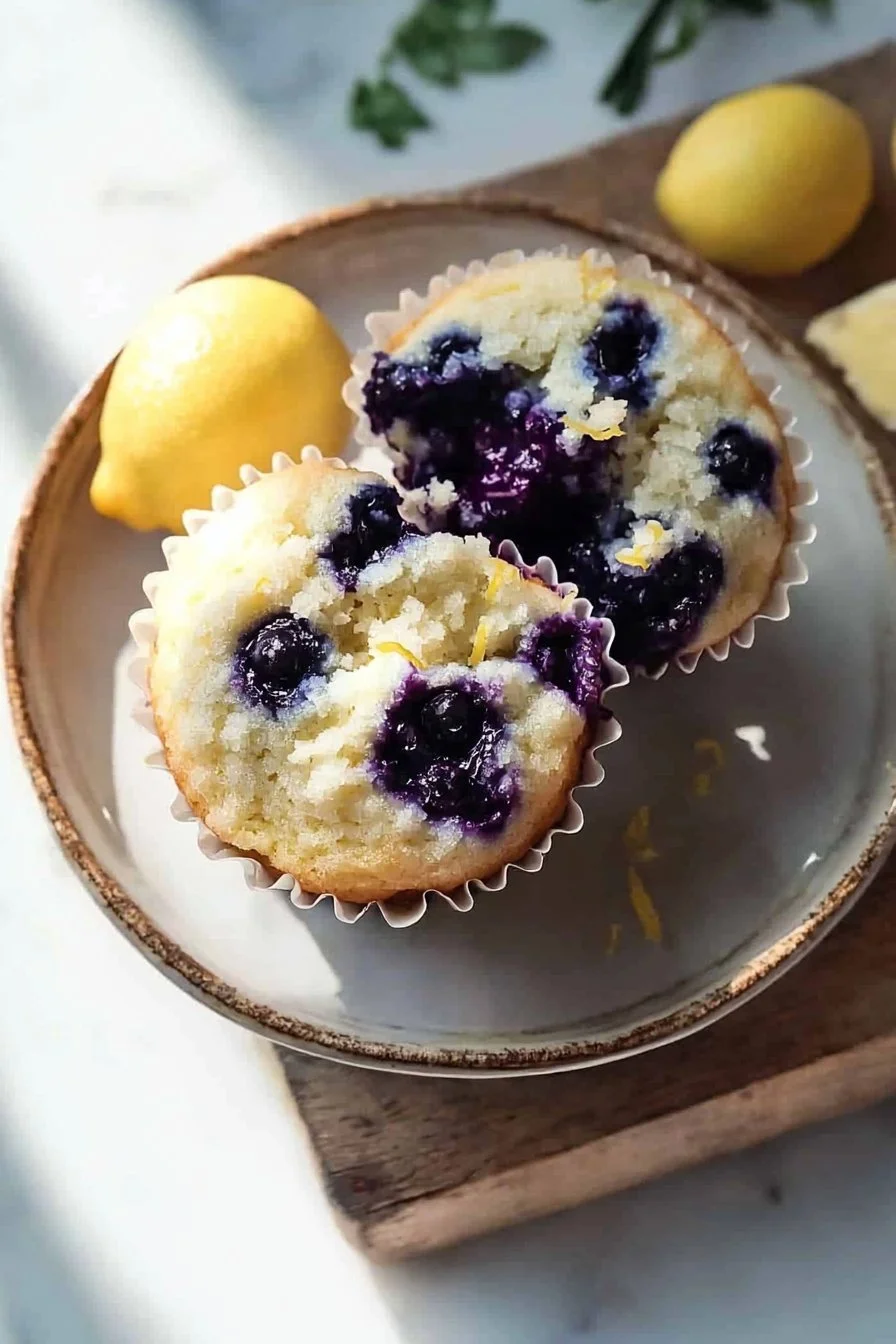 Delicious Lemon Blueberry Cupcakes