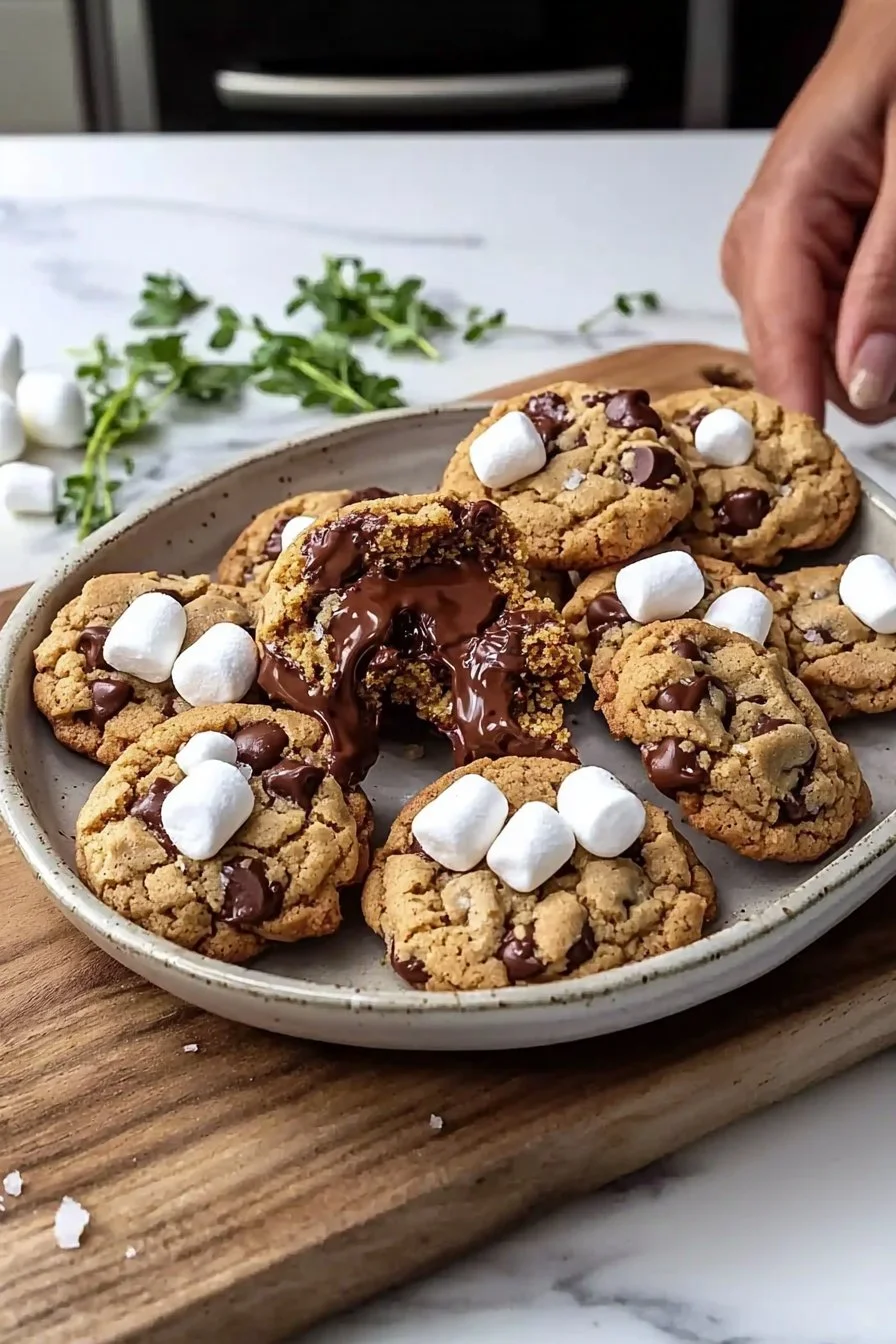 Delicious S'mores Cookies