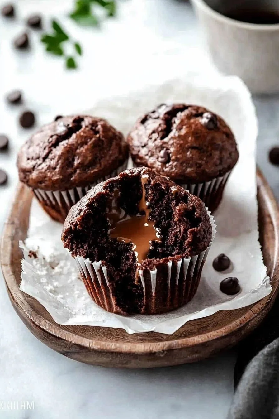 Double Chocolate Espresso Muffins