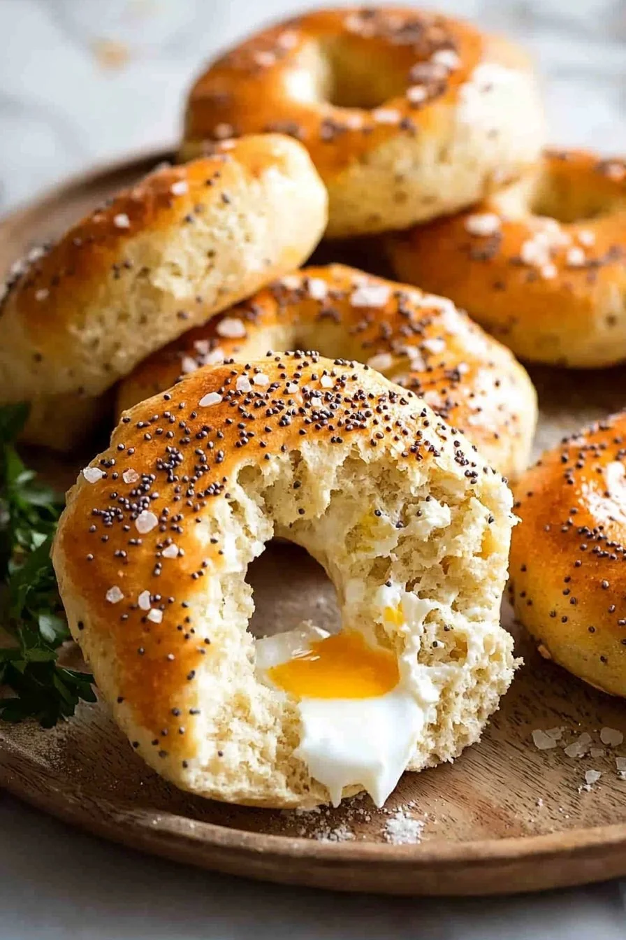 Easy 3 Ingredient Greek Yogurt Bagels