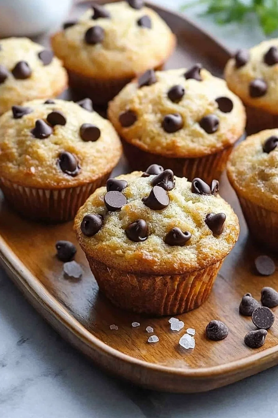 Easy Bakery Style Chocolate Chip Muffins