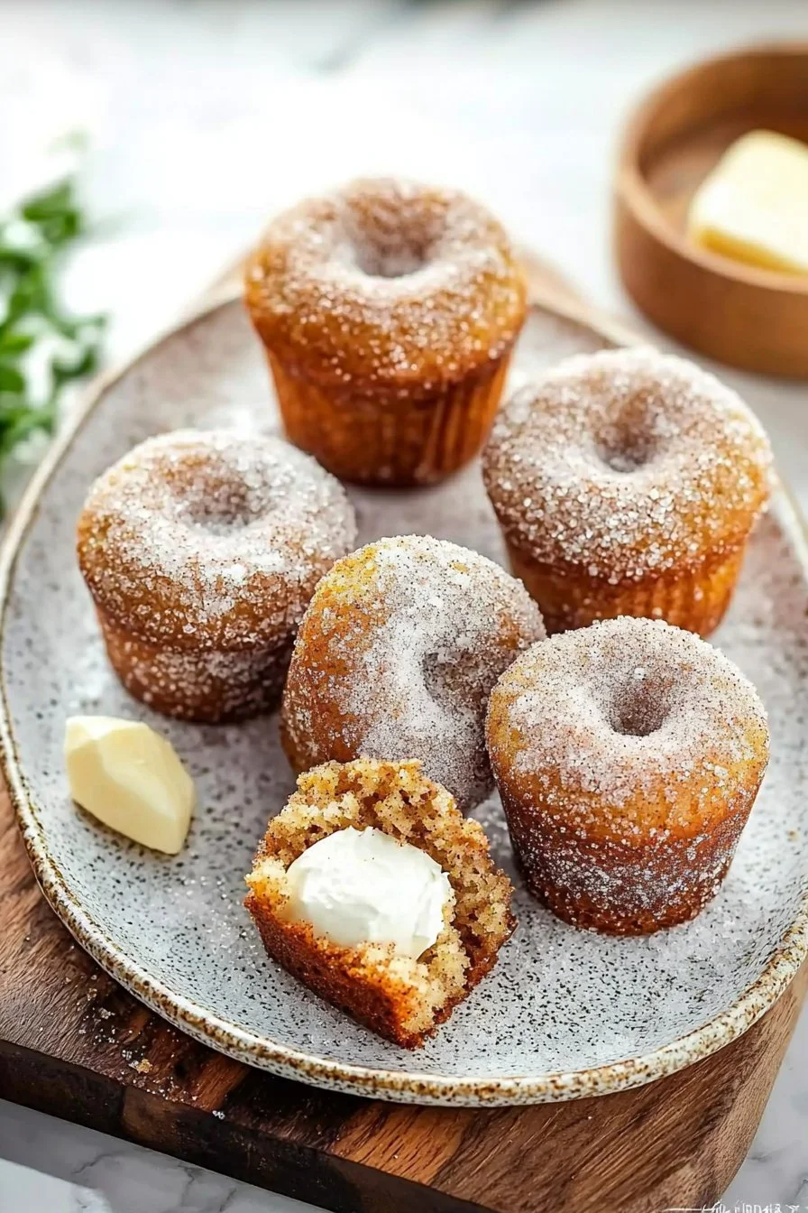 Easy Cinnamon Donut Muffins