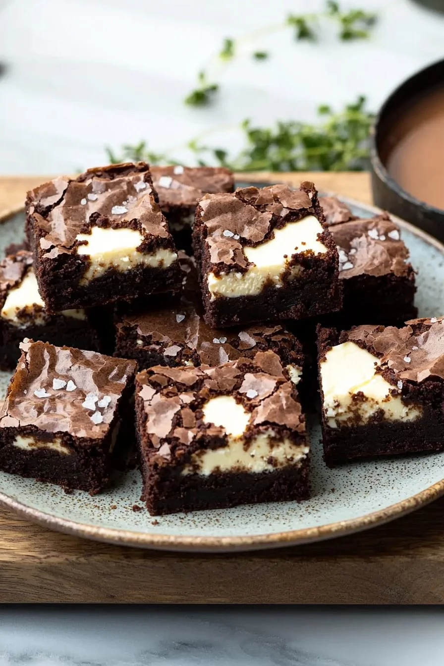 Easy Cream Cheese Brownies