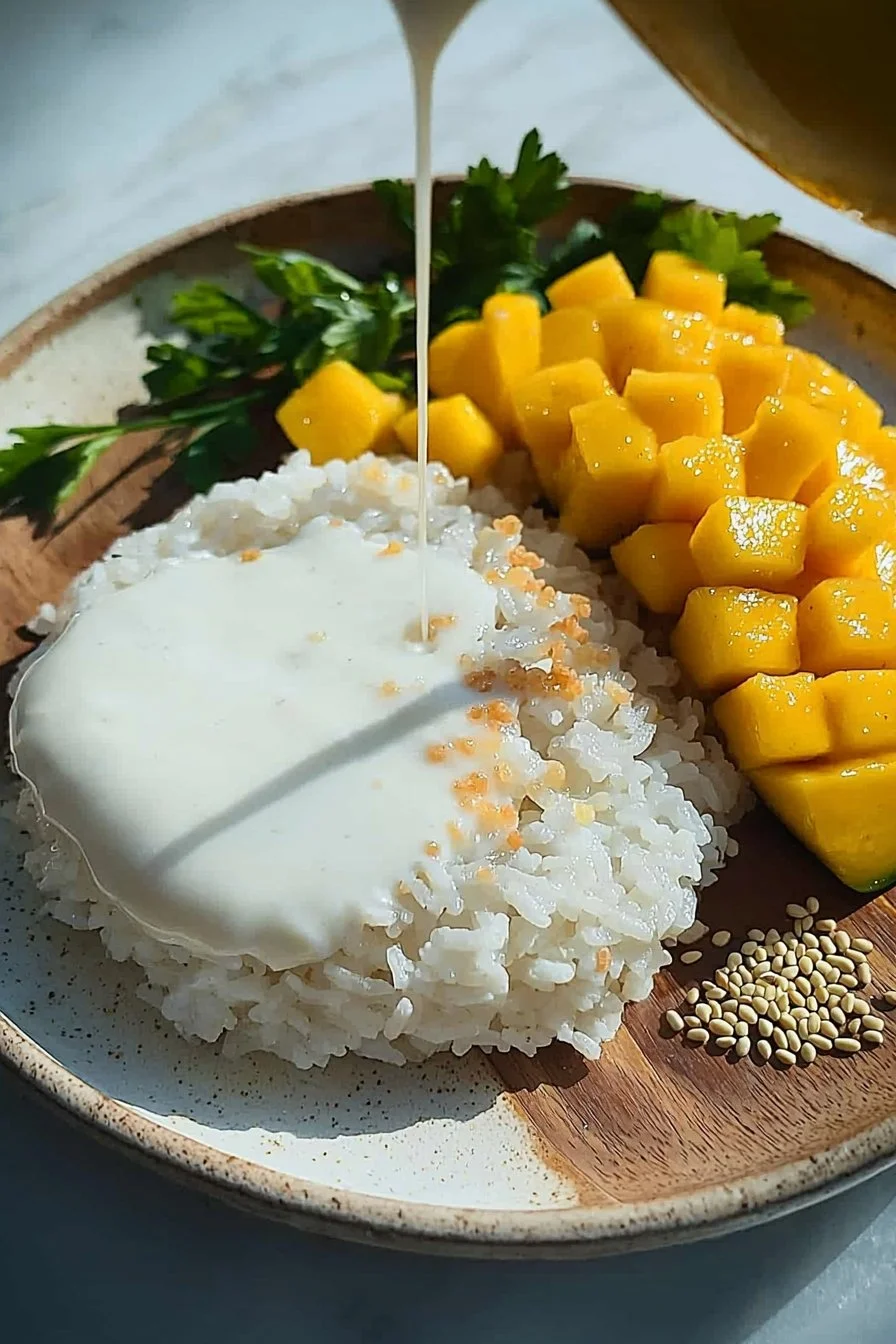 Easy Thai Mango Sticky Rice