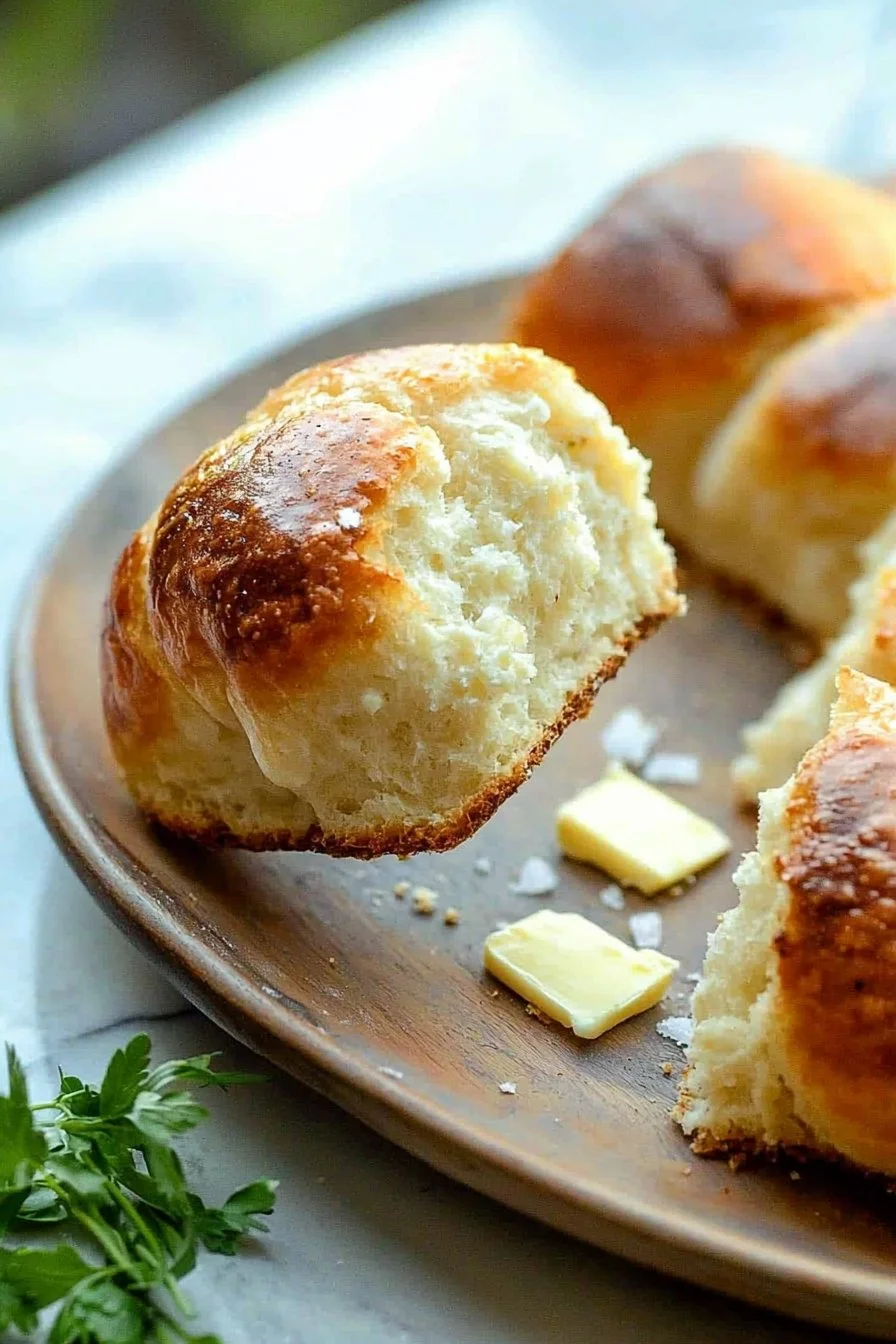 Fluffy campfire bread cooking over a campfire