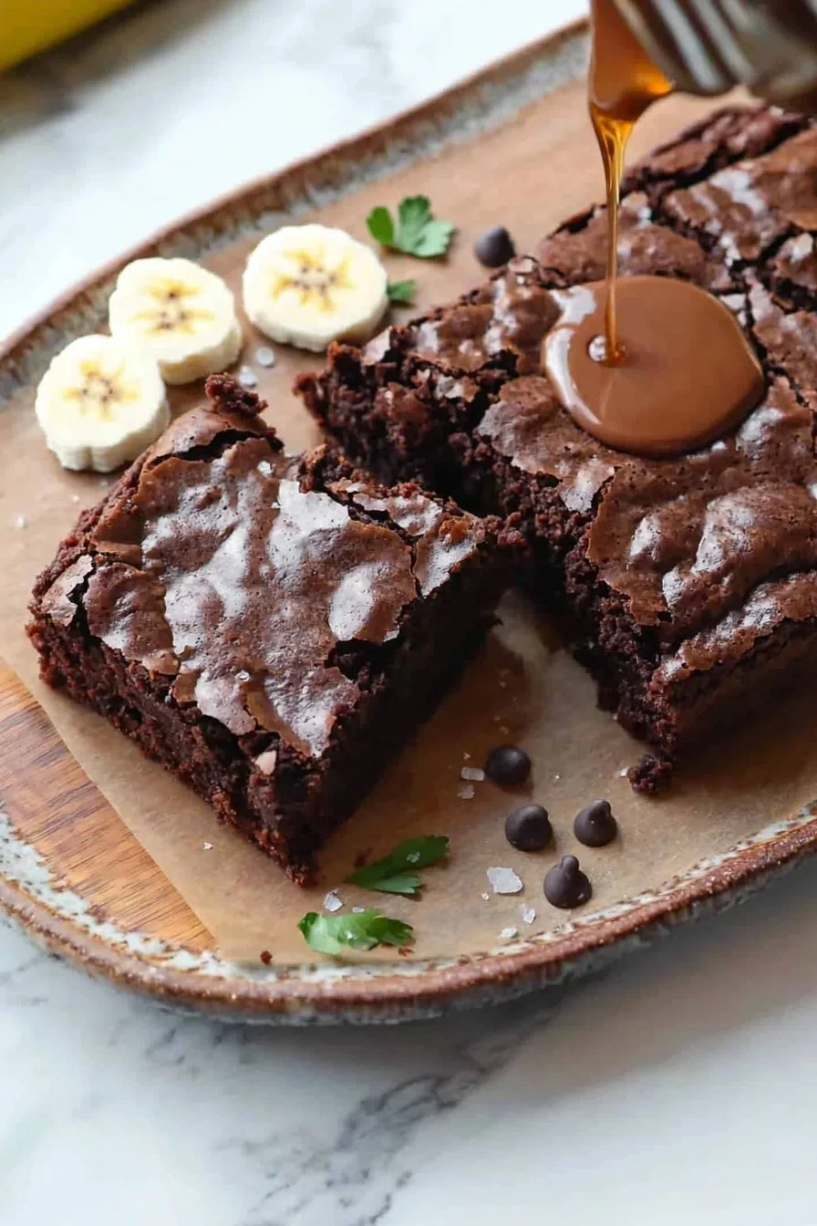 Healthy Banana Brownies