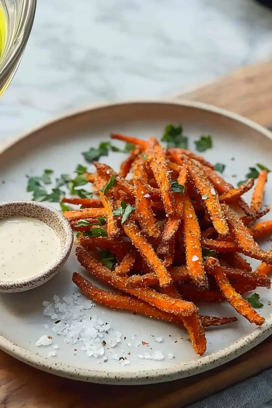 Homemade Crispy Carrot Fries