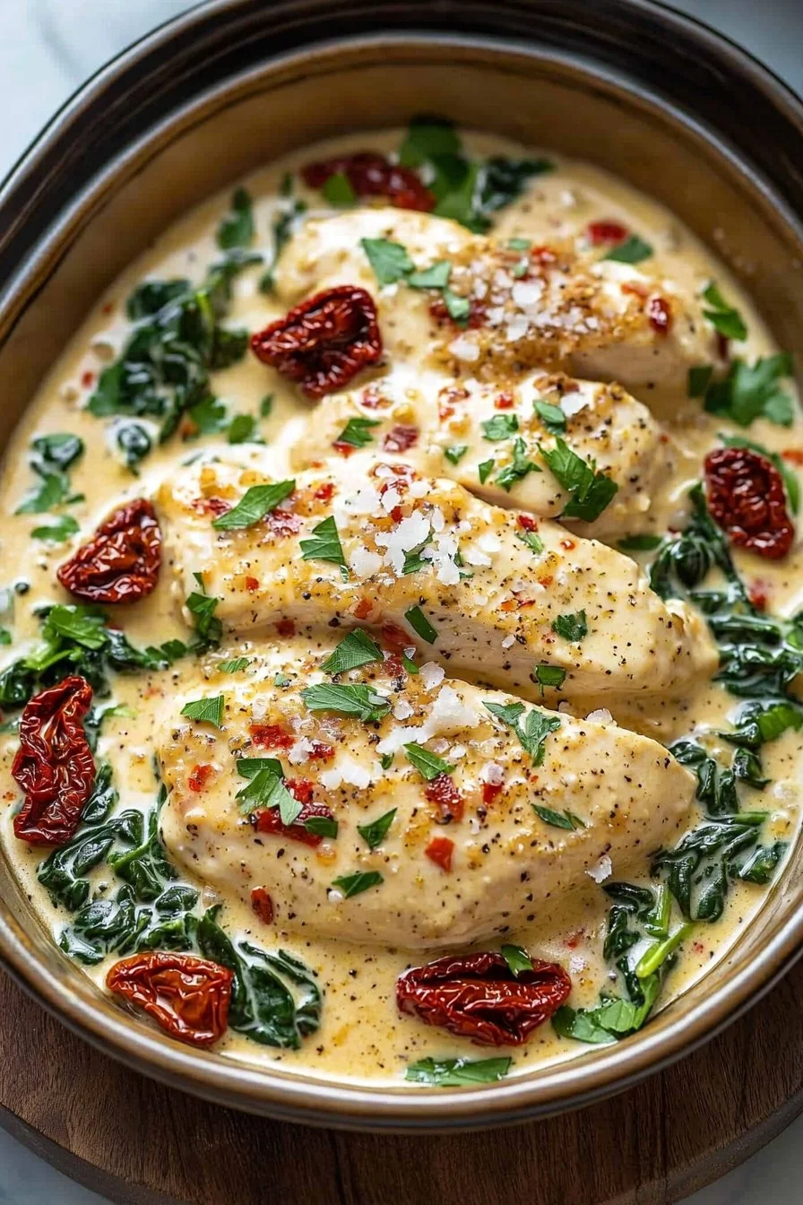 Homemade Crockpot Marry Me Chicken