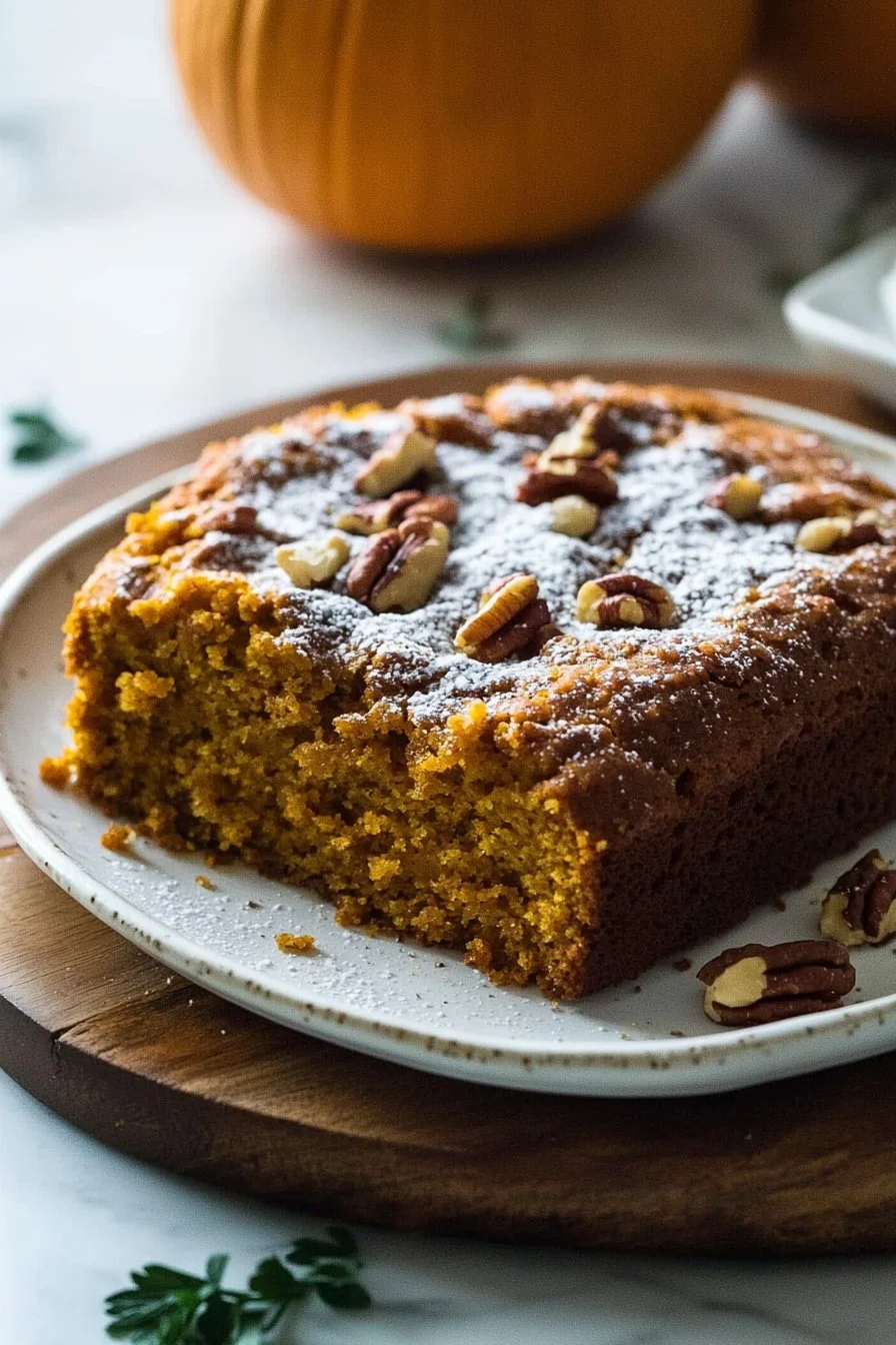 Homemade Pumpkin Coffee Cake