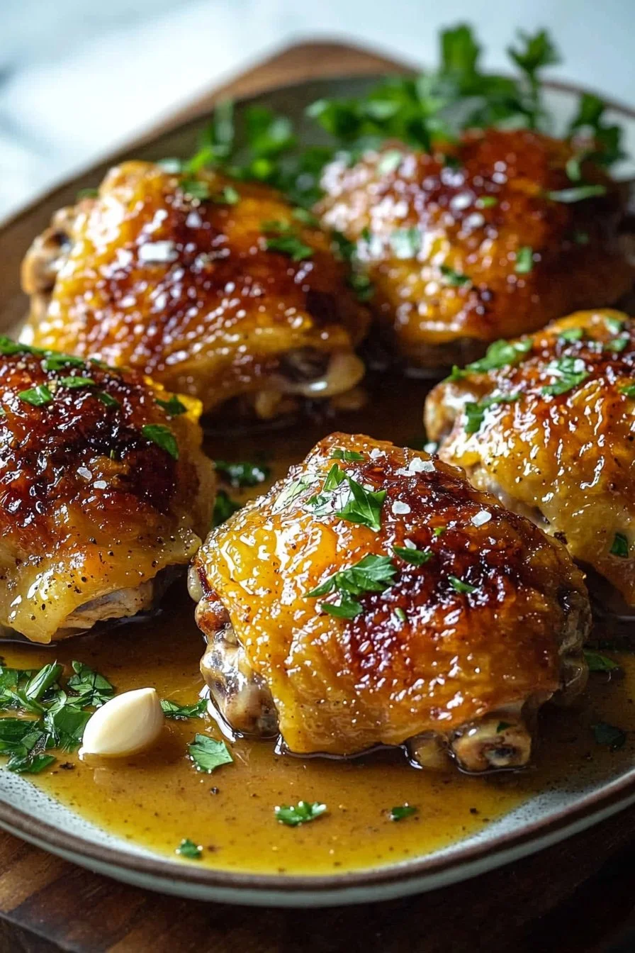 Homemade Tender Slow Cooker Chicken Thighs