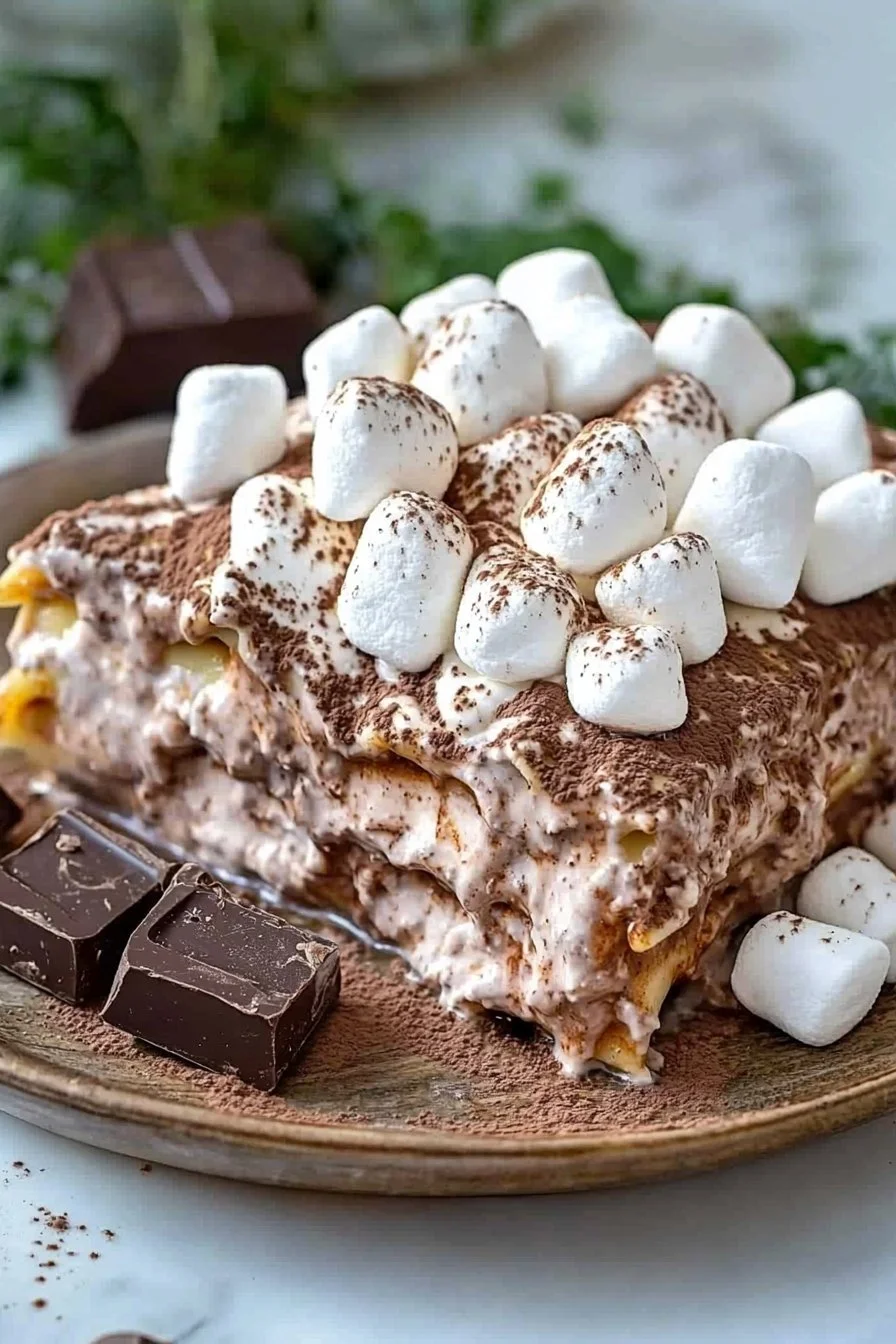 Hot Chocolate Lasagna