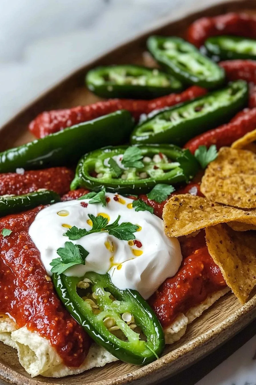 Jalapeño with Sour Cream and Spicy Chips