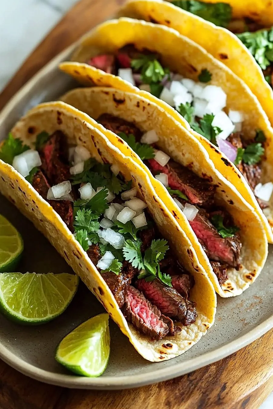 Juicy Mexican Steak Tacos