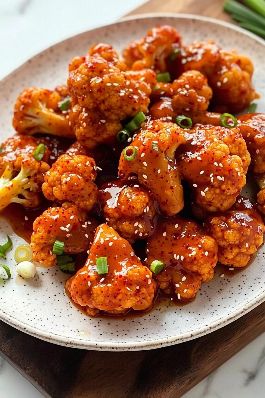 Korean Spicy Pepper Cauliflower