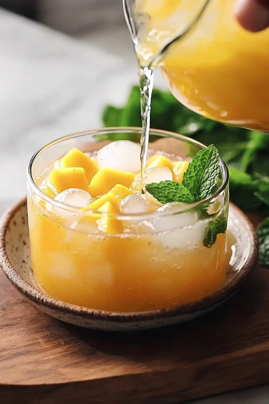 Mango Mint Refreshing Drink