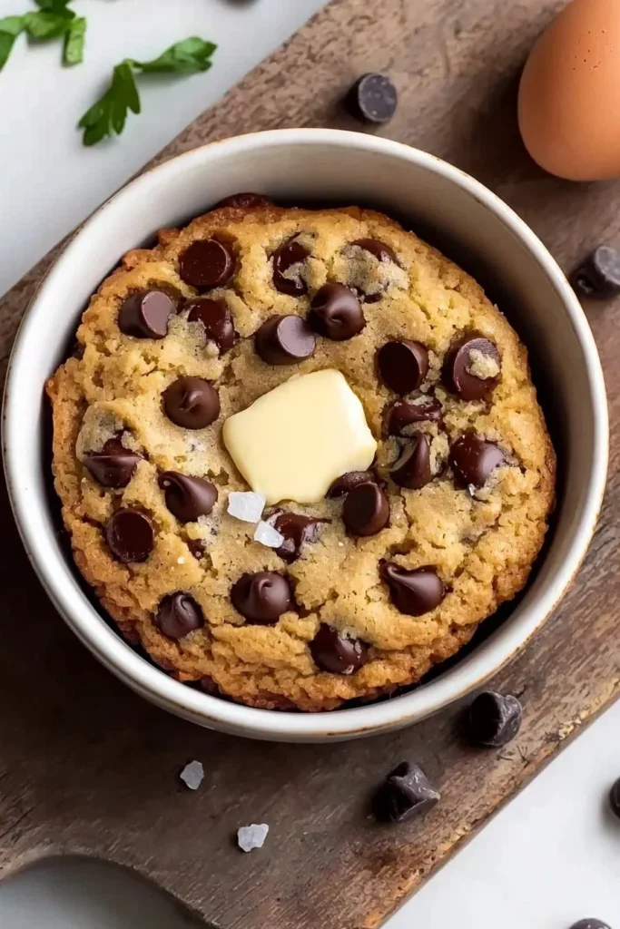 Delicious Microwave Mug Cookie ready to enjoy, quick and easy dessert recipe