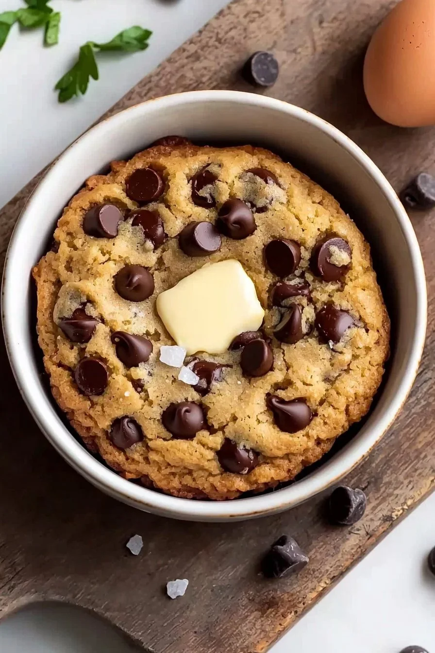 Delicious Microwave Mug Cookie ready to enjoy, quick and easy dessert recipe