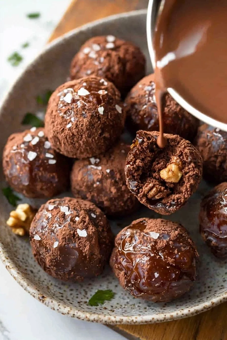 No Bake Brownie Bites