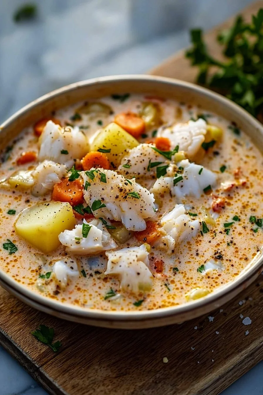 Rich and Creamy Fish Stew