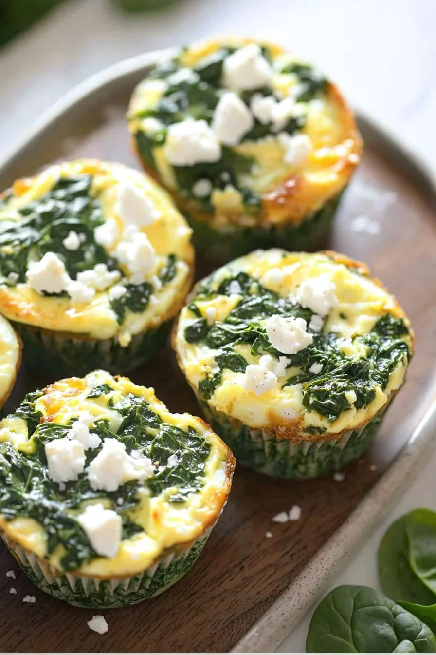 Spinach and Feta Egg Cups