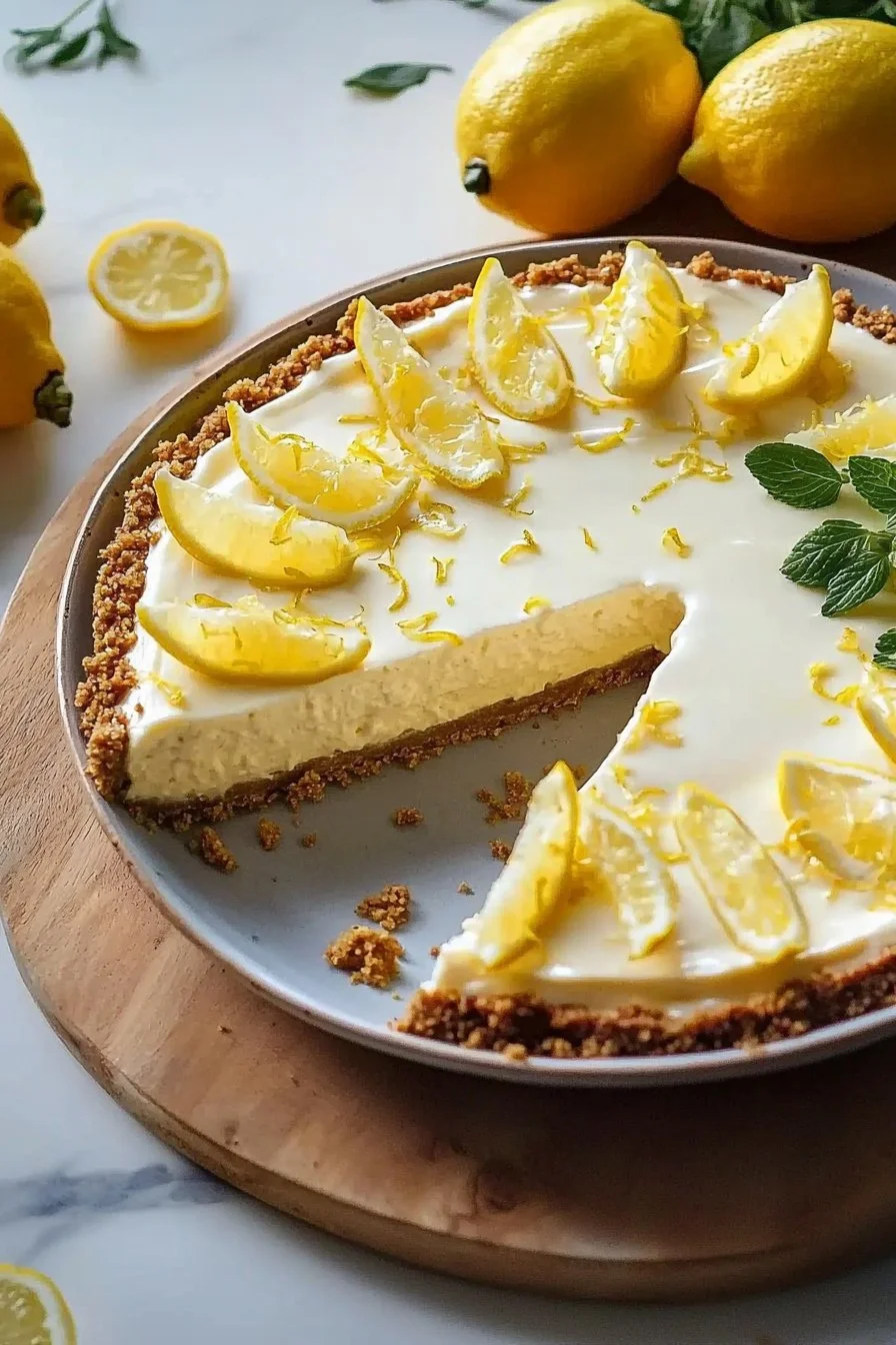 Ultimate Creamy Lemon Cheesecake