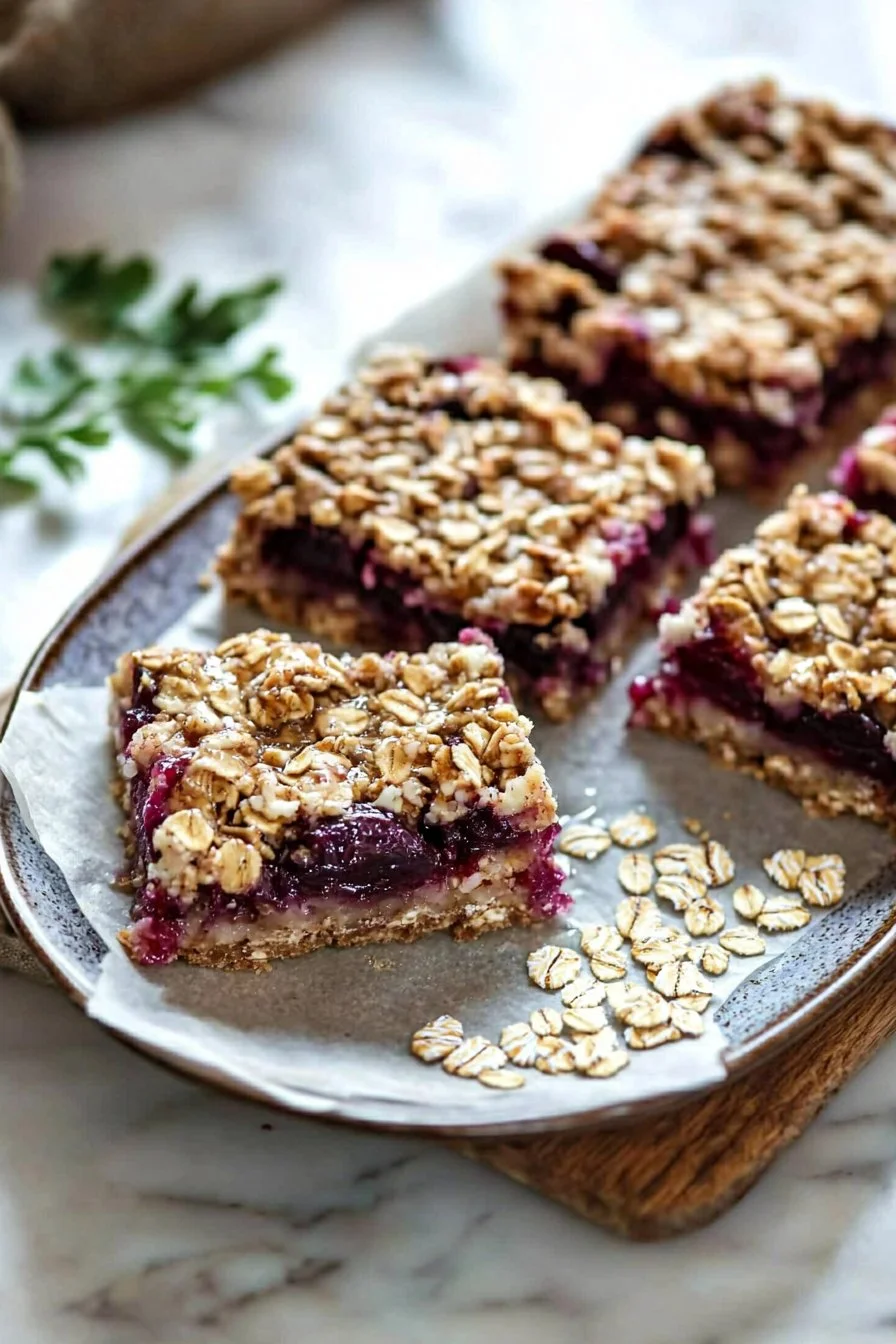 Ultimate Plum Breakfast Bars