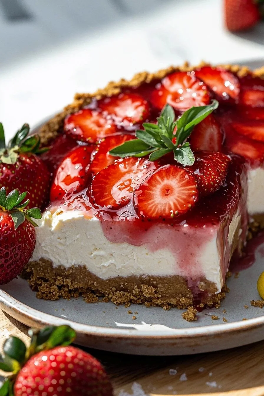 Ultimate Strawberry Cheesecake