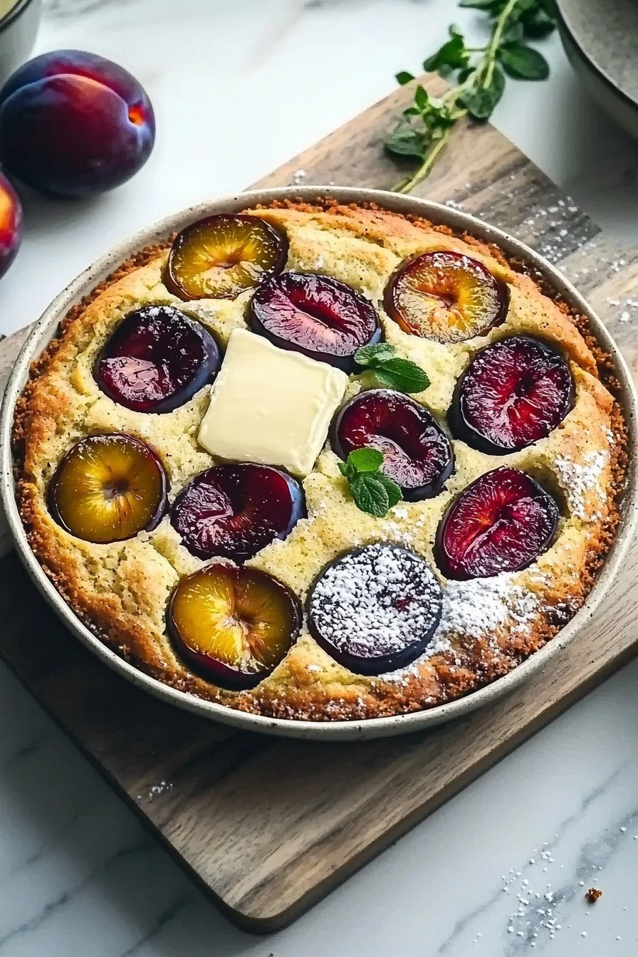 Vanilla Plum Cake