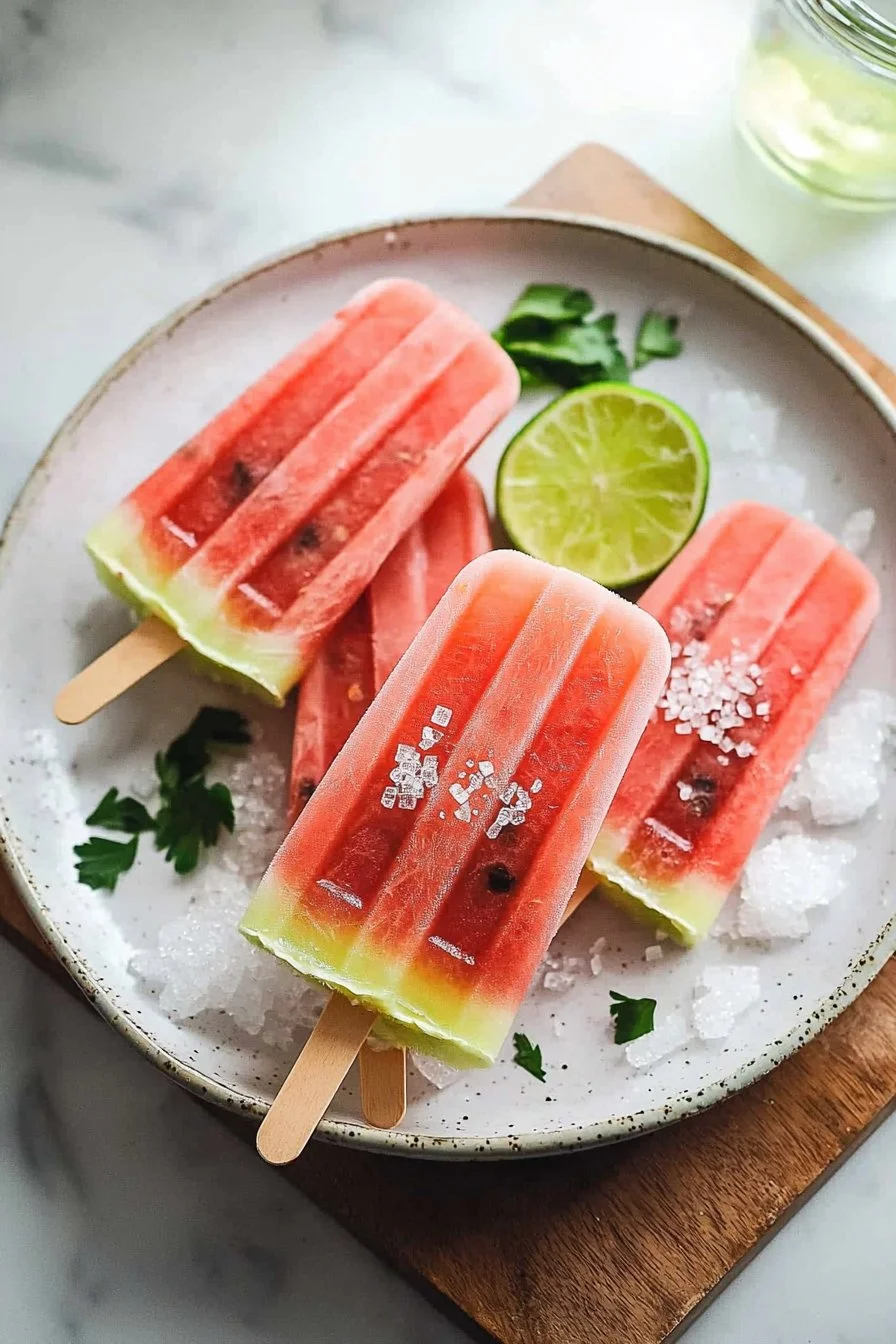Watermelon Popsicles