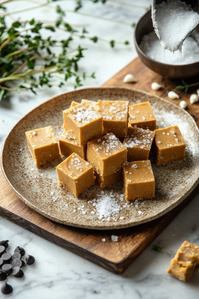 Delicious 4-Ingredient Pumpkin Fudge served on a plate