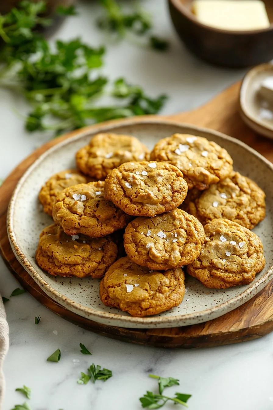 Delicious Brown Butter Pumpkin Cookies fresh from the oven